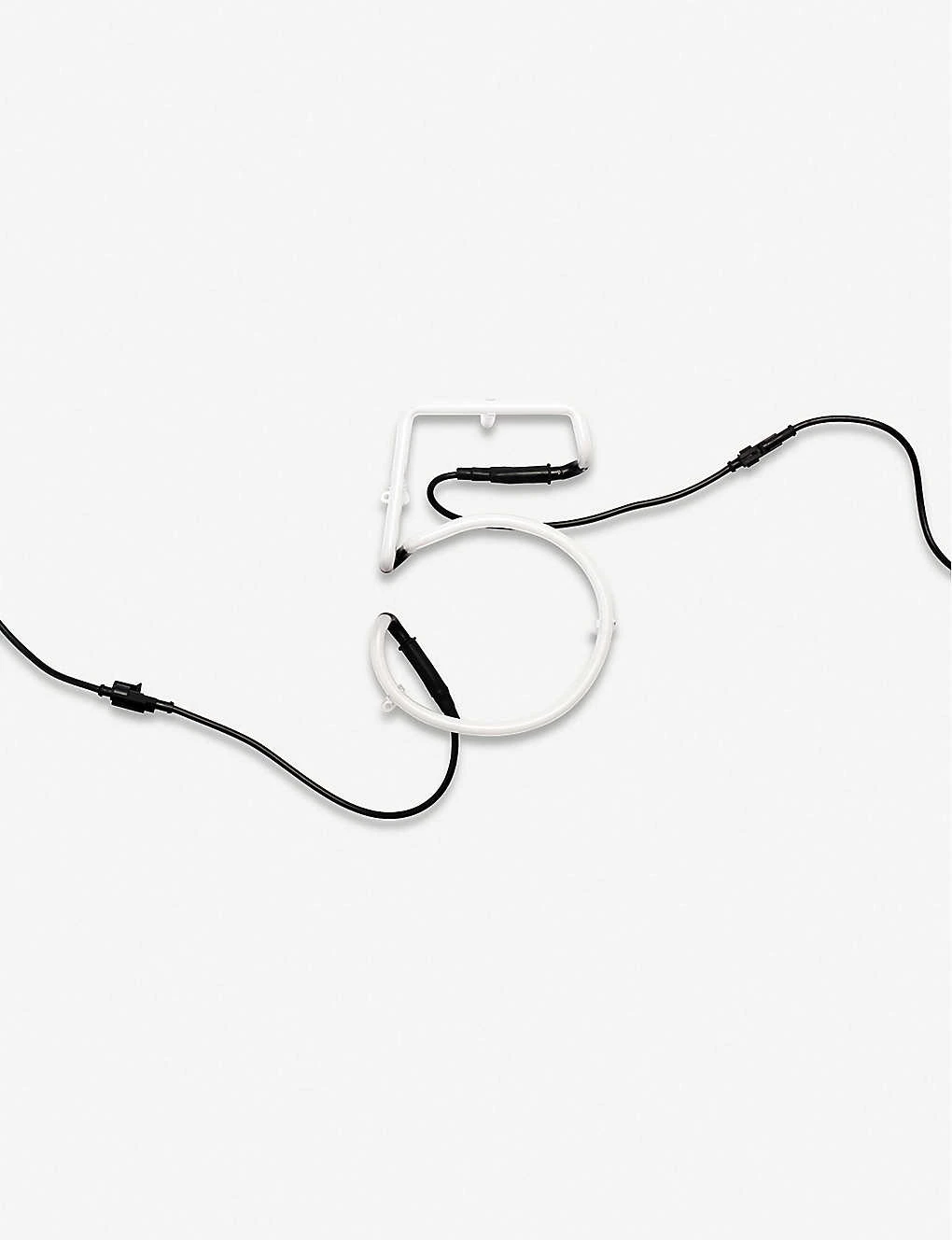 SELETTI Neon-Art '5' Neon Lamp 17cm 3 SELETTI Neon-Art '5' Neon Lamp 17cm