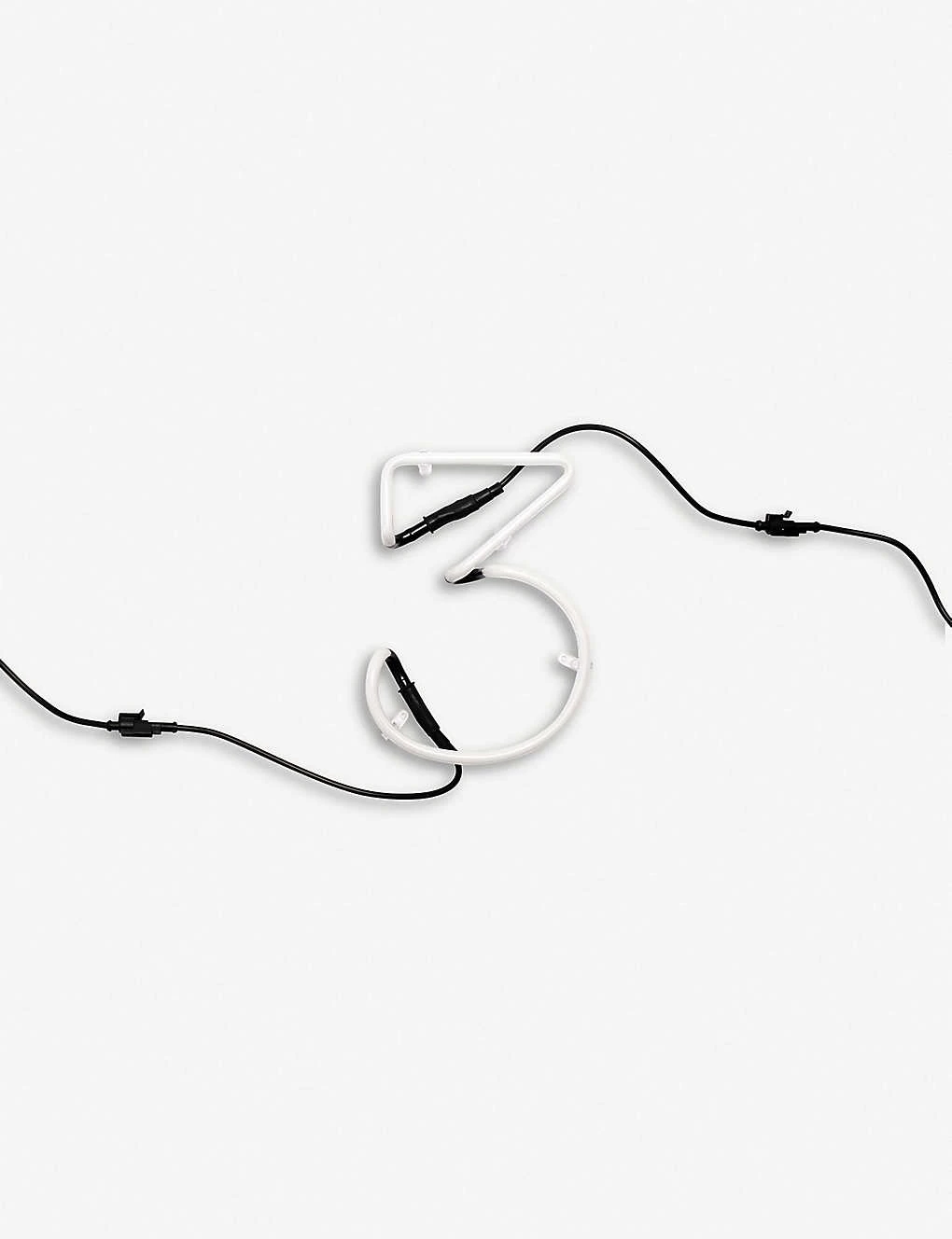 SELETTI Neon-Art '3' Neon Lamp 17cm 3 SELETTI Neon-Art '3' Neon Lamp 17cm