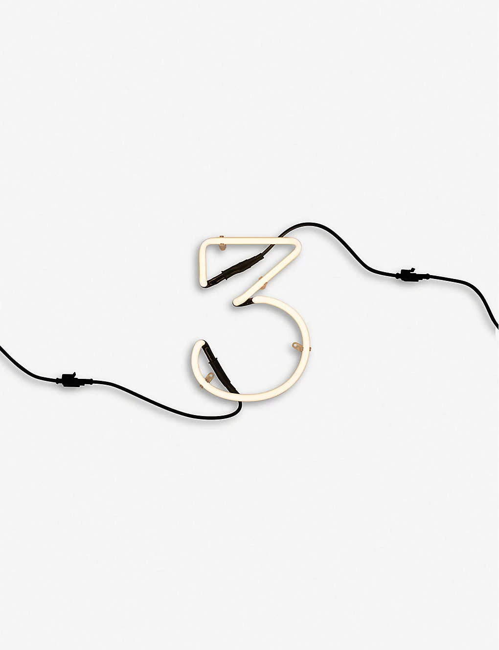 SELETTI Neon-Art '3' Neon Lamp 17cm 4 SELETTI Neon-Art '3' Neon Lamp 17cm - Imagen 2