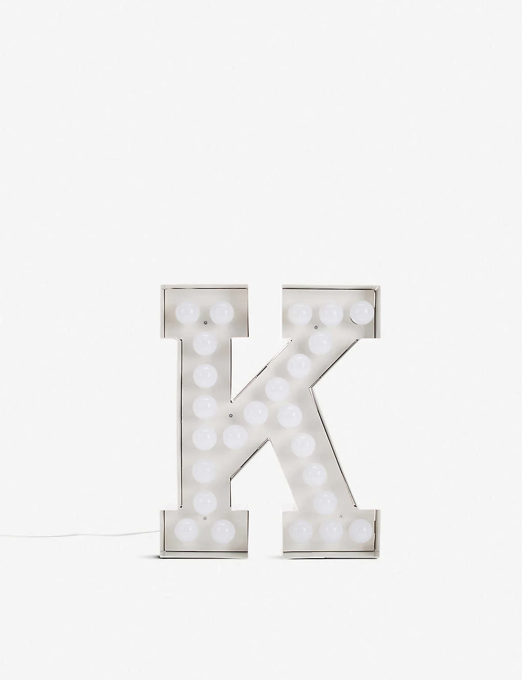 SELETTI Vegaz K Alphabet Lamp 60cm 3 SELETTI Vegaz K Alphabet Lamp 60cm