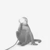 SELETTI Monkey Sitting Resin Lamp 34cm
