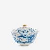 SELETTI Hybrid Maurilia Printed Porcelain Sugar Bowl 12cm
