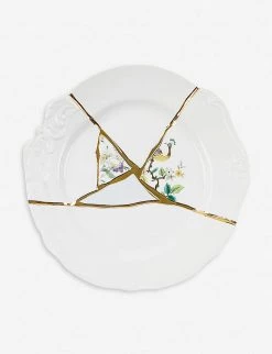 SELETTI Kintsugi N2 Porcelain And 24ct Gold Dinner Plate 27cm -SELETTI Cheap Deals unnamed file 1089