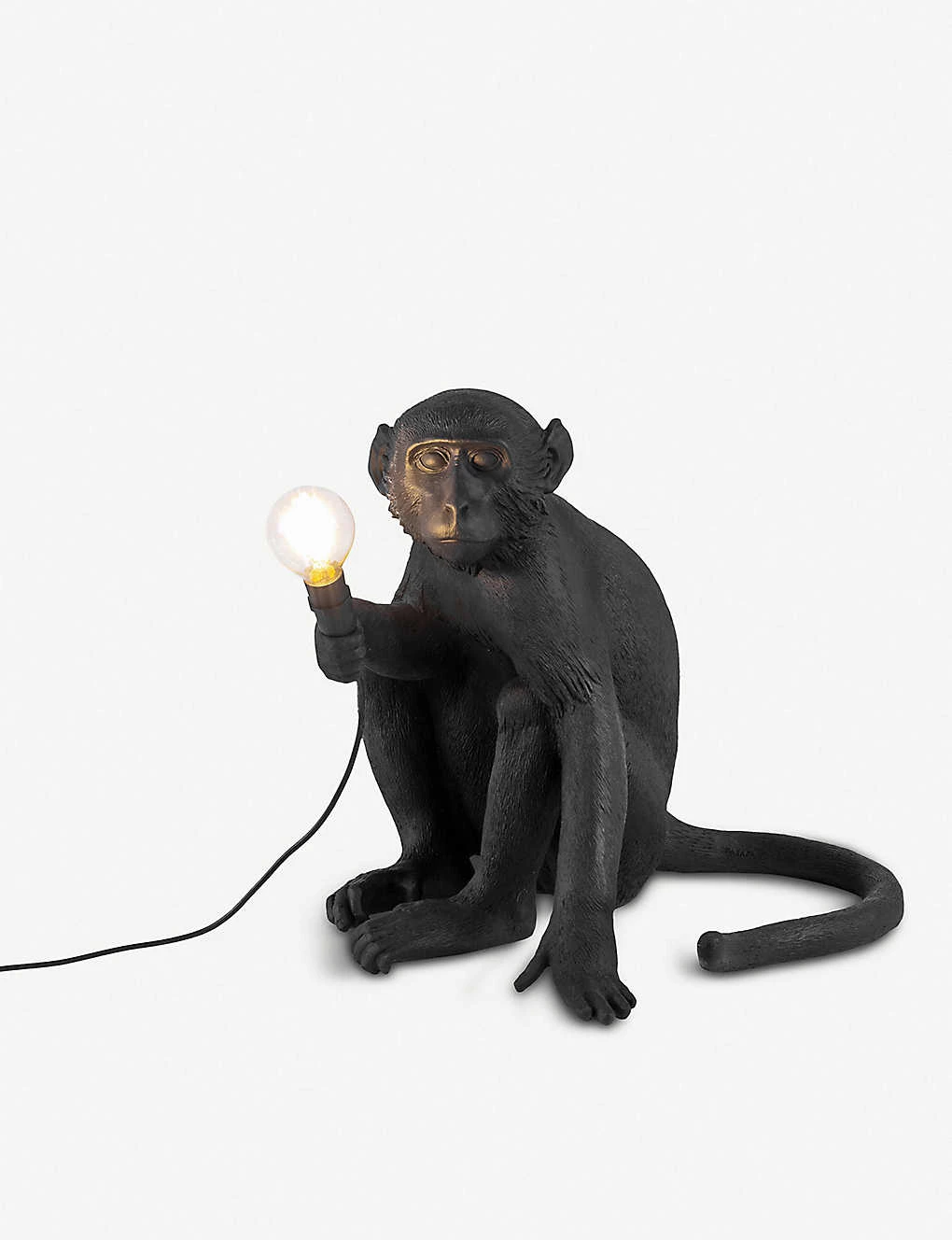 SELETTI Sitting Monkey Resin Outdoor Lamp 42cm 3 SELETTI Sitting Monkey Resin Outdoor Lamp 42cm