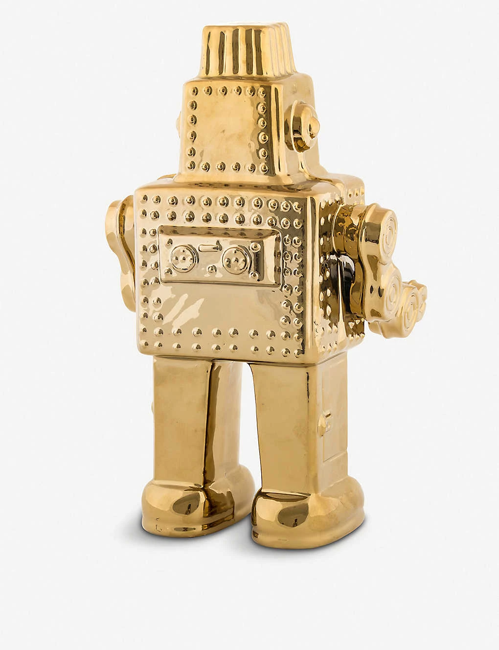 SELETTI Robot Gold-toned Ornament 30cm 3 SELETTI Robot Gold-toned Ornament 30cm