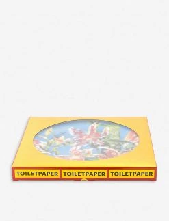 SELETTI Toiletpaper Flowers With Holes Porcelain Plate 27cm