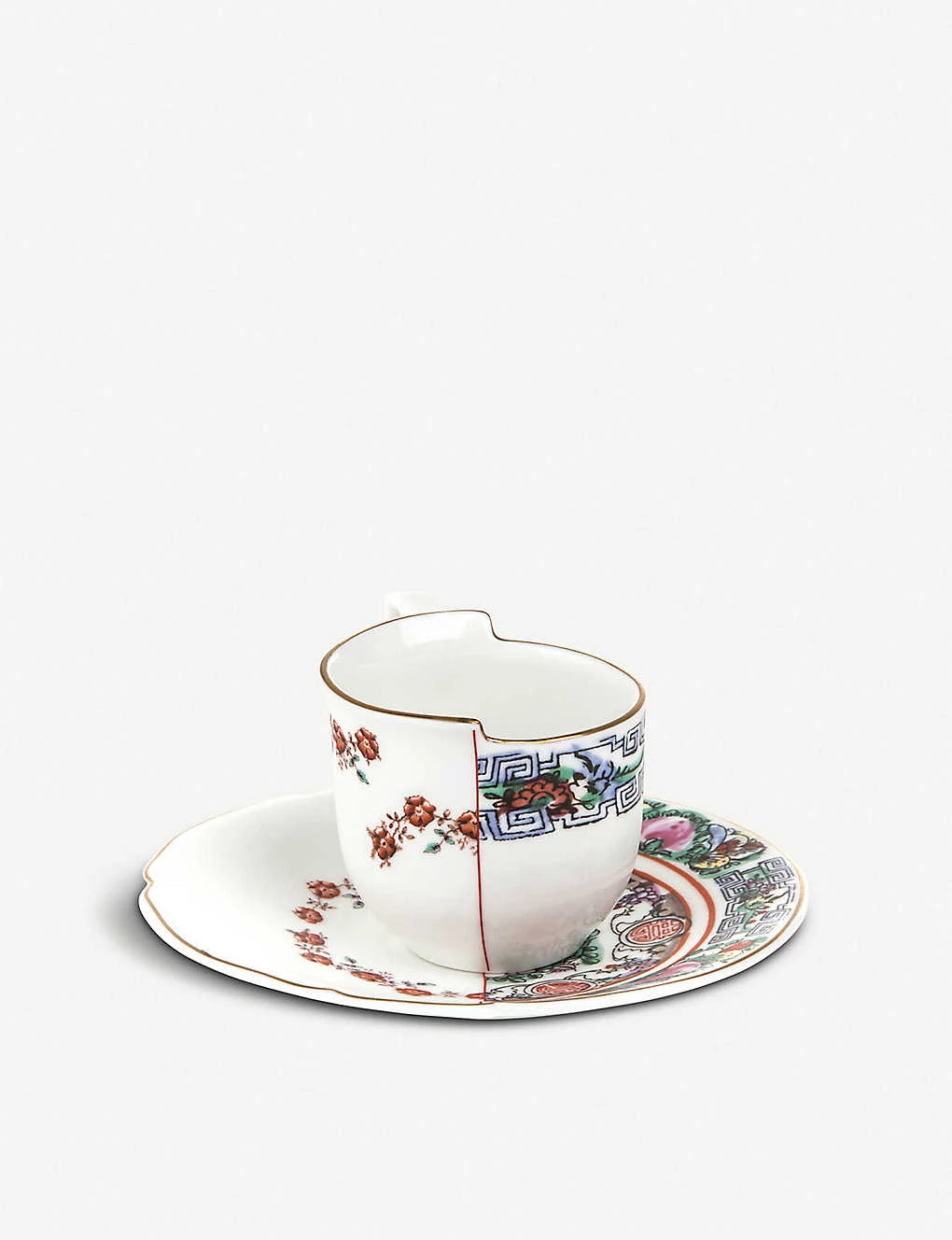 SELETTI Tamara Hybrid Porcelain Coffee Cup And Saucer 4 SELETTI Tamara Hybrid Porcelain Coffee Cup And Saucer - Imagen 2