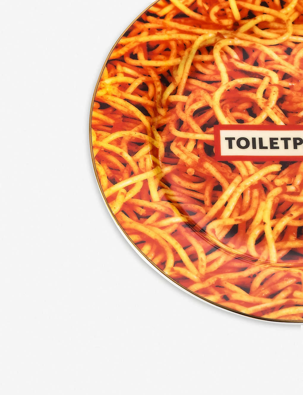 Seletti Wears Toiletpaper Porcelain Spaghetti Plate 27cm 4 Seletti Wears Toiletpaper Porcelain Spaghetti Plate 27cm - Imagen 2