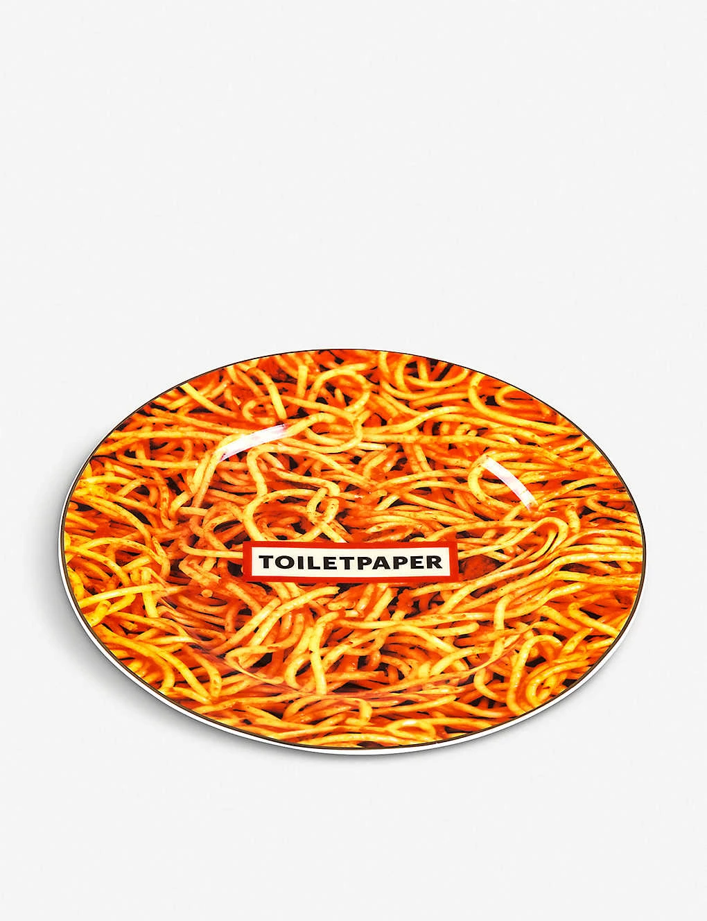 Seletti Wears Toiletpaper Porcelain Spaghetti Plate 27cm 5 Seletti Wears Toiletpaper Porcelain Spaghetti Plate 27cm - Imagen 3
