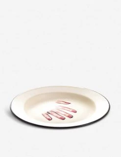 Seletti Wears Toiletpaper Fingers Enamel Plate 26cm
