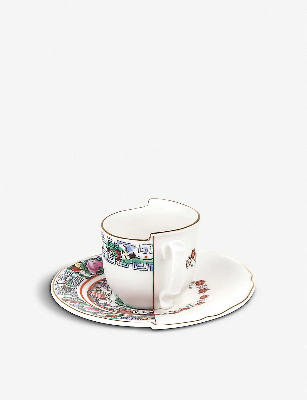 SELETTI Tamara Hybrid Porcelain Coffee Cup And Saucer 5 SELETTI Tamara Hybrid Porcelain Coffee Cup And Saucer - Imagen 3