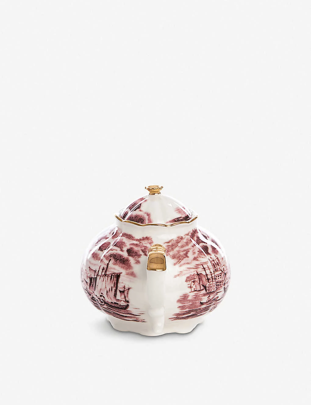 SELETTI Smeraldina Hybrid Printed Porcelain Teapot 3 SELETTI Smeraldina Hybrid Printed Porcelain Teapot