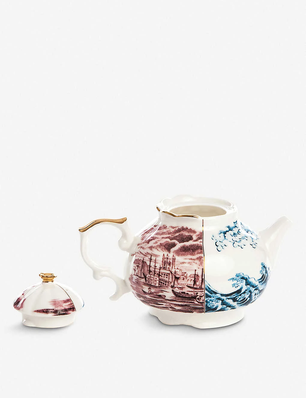 SELETTI Smeraldina Hybrid Printed Porcelain Teapot 6 SELETTI Smeraldina Hybrid Printed Porcelain Teapot - Imagen 4