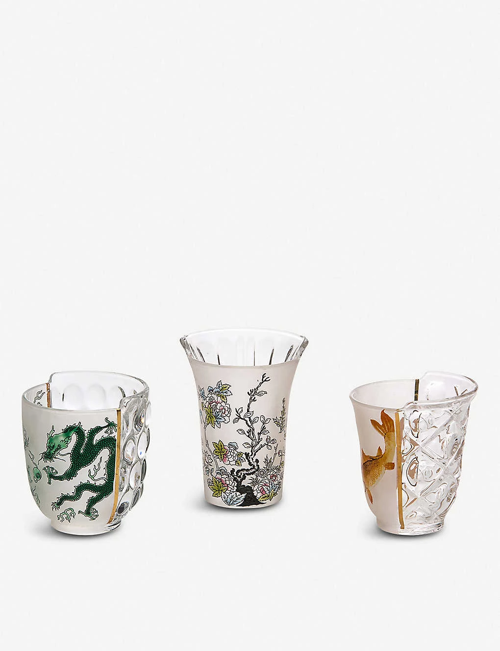 SELETTI Aglaura Hybrid Drinking Glasses Set Of Three 9 SELETTI Aglaura Hybrid Drinking Glasses Set Of Three - Imagen 7