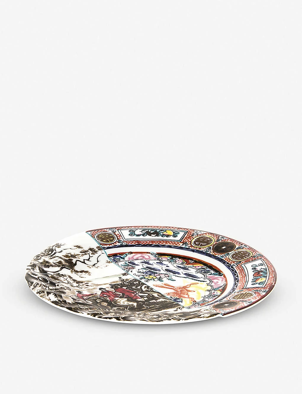 SELETTI Eusapia Hybrid Porcelain Dinner Plate 27.5cm 2 SELETTI Eusapia Hybrid Porcelain Dinner Plate 27.5cm