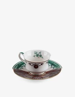 SELETTI Hybrid Chucuito Porcelain Coffee Cup And Saucer