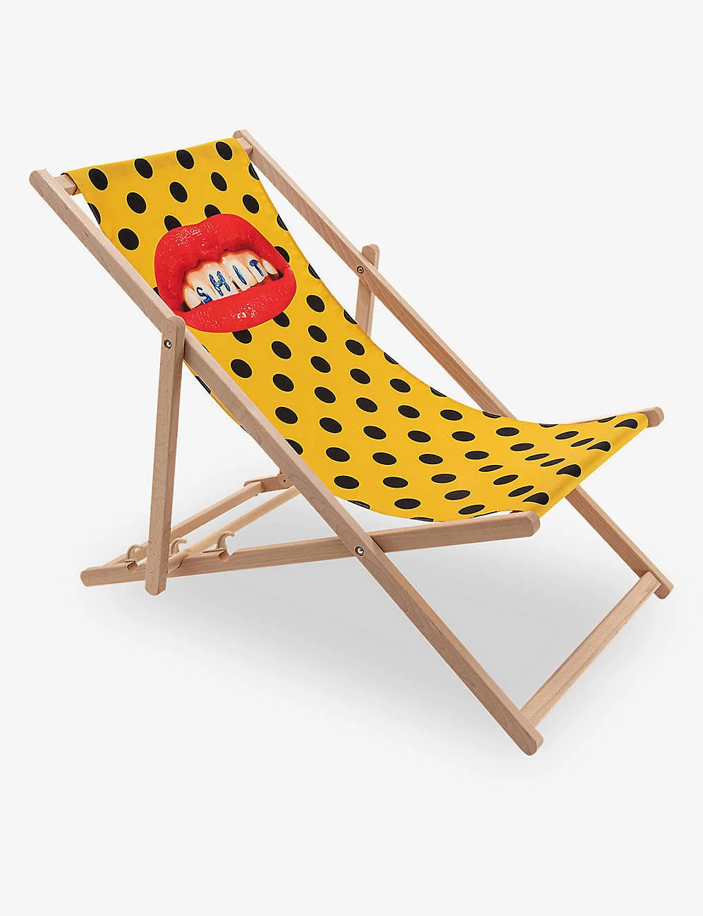 Seletti Wears Toiletpaper Sh*t Foldable Deckchair 87cm X 58cm 3 Seletti Wears Toiletpaper Sh*t Foldable Deckchair 87cm X 58cm
