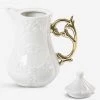 SELETTI I-Wares Gold Porcelain Teapot 23cm