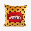 SELETTI Sh*t Graphic-print Woven Cushion Cover 50cm X 50cm