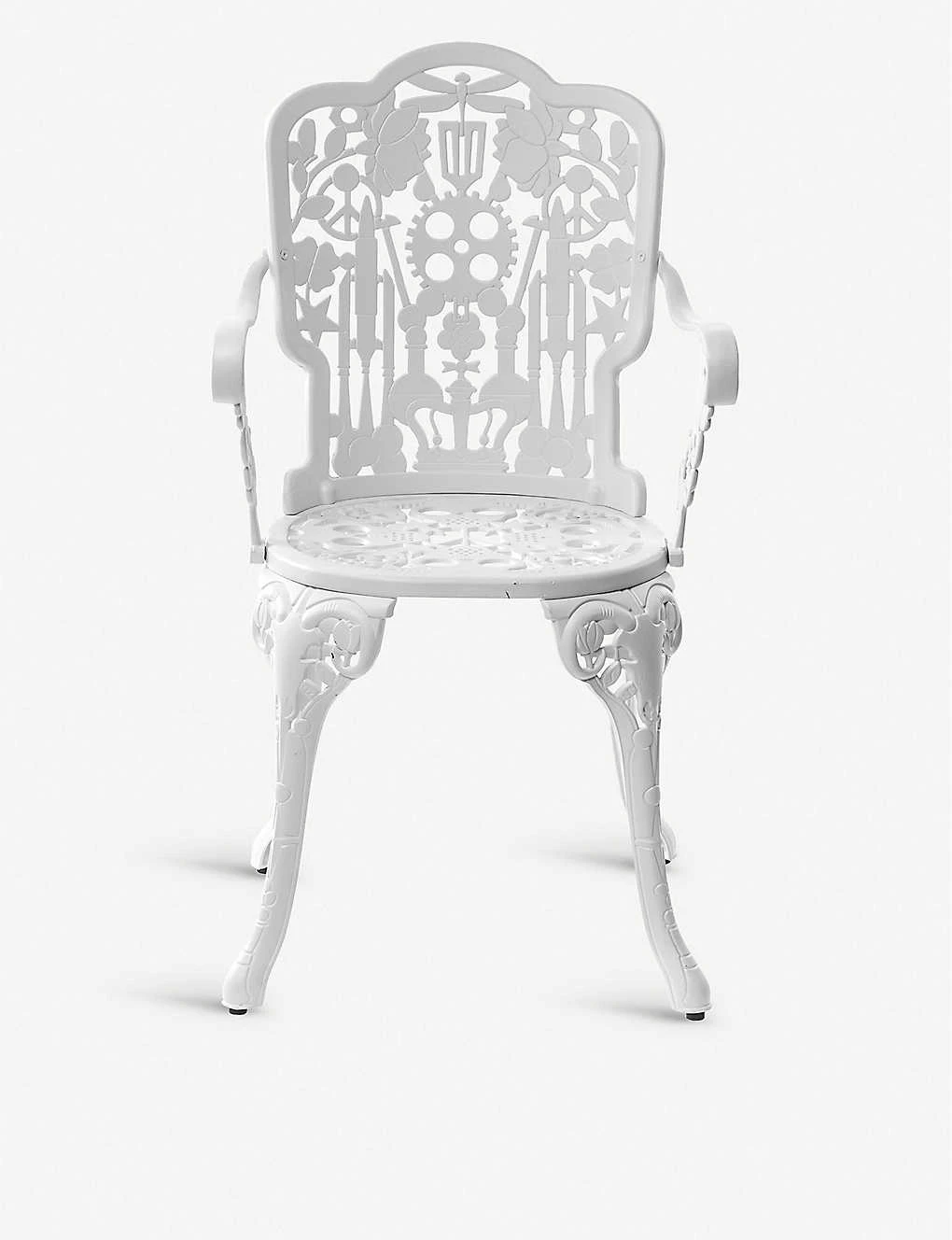 SELETTI Industry Cast Aluminium Chair 94cm White 3 SELETTI Industry Cast Aluminium Chair 94cm White