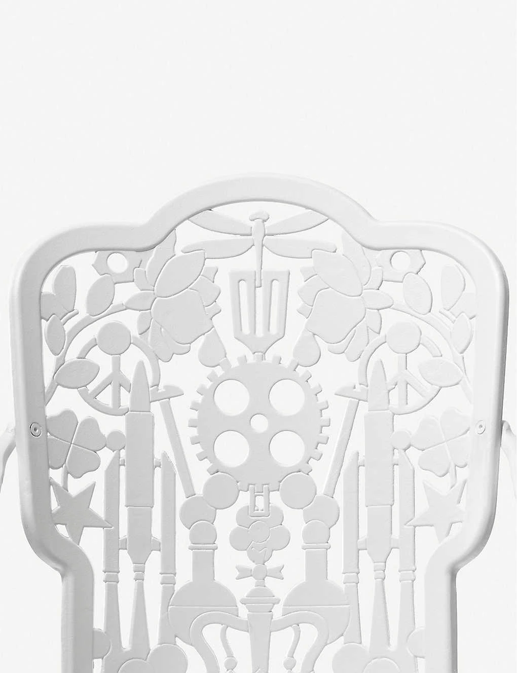 SELETTI Industry Cast Aluminium Chair 94cm White 6 SELETTI Industry Cast Aluminium Chair 94cm White - Imagen 4