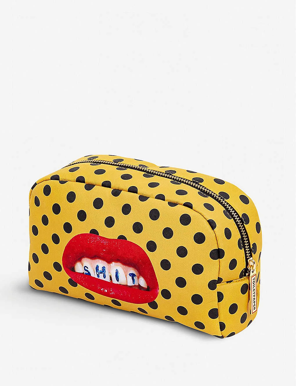 SELETTI Toiletpaper Sh*t Print Faux-leather Beauty Case 6 SELETTI Toiletpaper Sh*t Print Faux-leather Beauty Case - Imagen 4