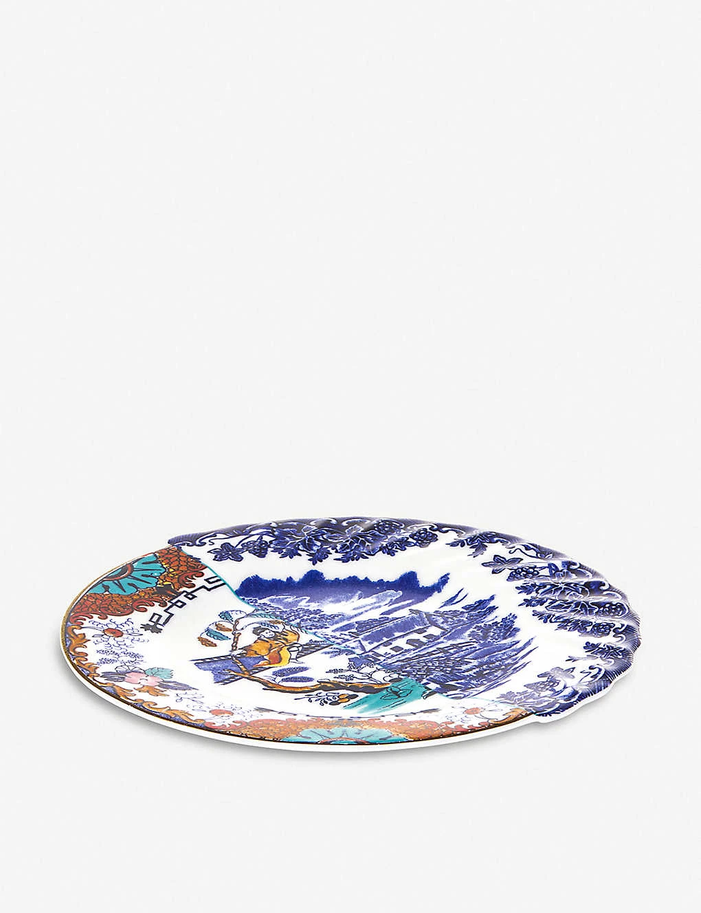 SELETTI Hybrid Valdrada Printed Porcelain Fruit Plate 20cm 3 SELETTI Hybrid Valdrada Printed Porcelain Fruit Plate 20cm