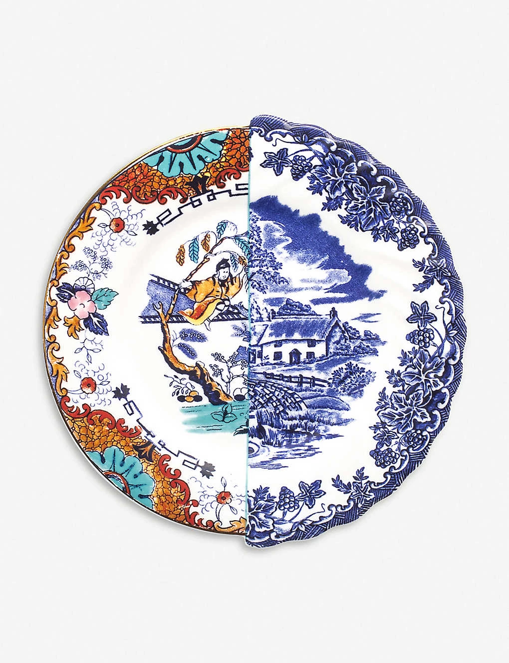 SELETTI Hybrid Valdrada Printed Porcelain Fruit Plate 20cm 4 SELETTI Hybrid Valdrada Printed Porcelain Fruit Plate 20cm - Imagen 2