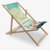 Seletti Wears Toiletpaper Seagirl Foldable Deckchair 87cm X 58cm