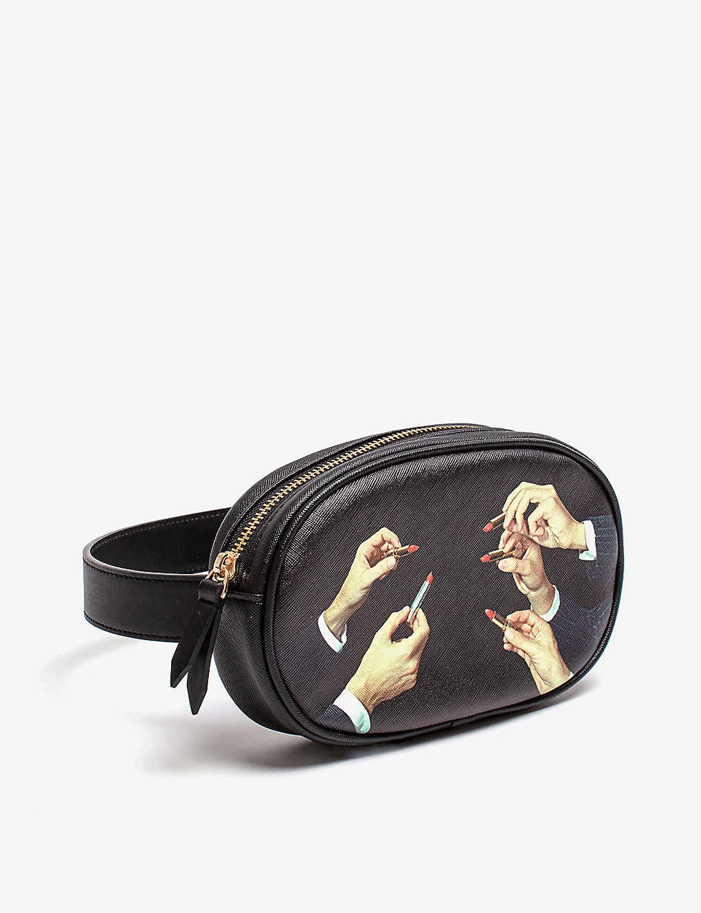 Seletti Wears TOILETPAPER Lipstick Faux-leather Belt Bag For Womens 4 Seletti Wears TOILETPAPER Lipstick Faux-leather Belt Bag For Womens - Imagen 2