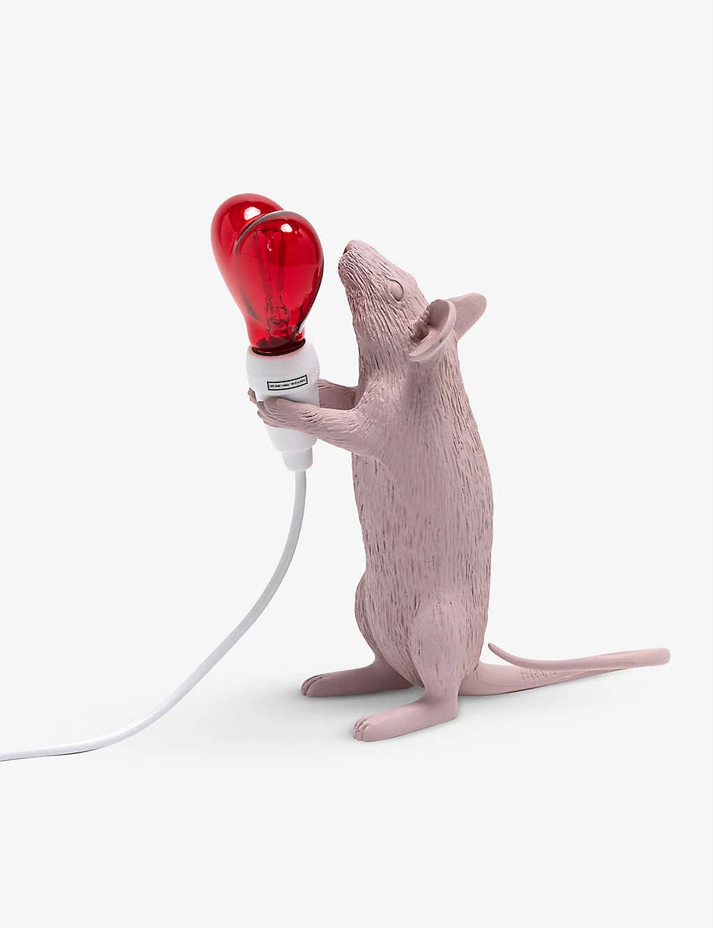 SELETTI Heart-bulb Resin Mouse Lamp 14.5cm 4 SELETTI Heart-bulb Resin Mouse Lamp 14.5cm - Imagen 2