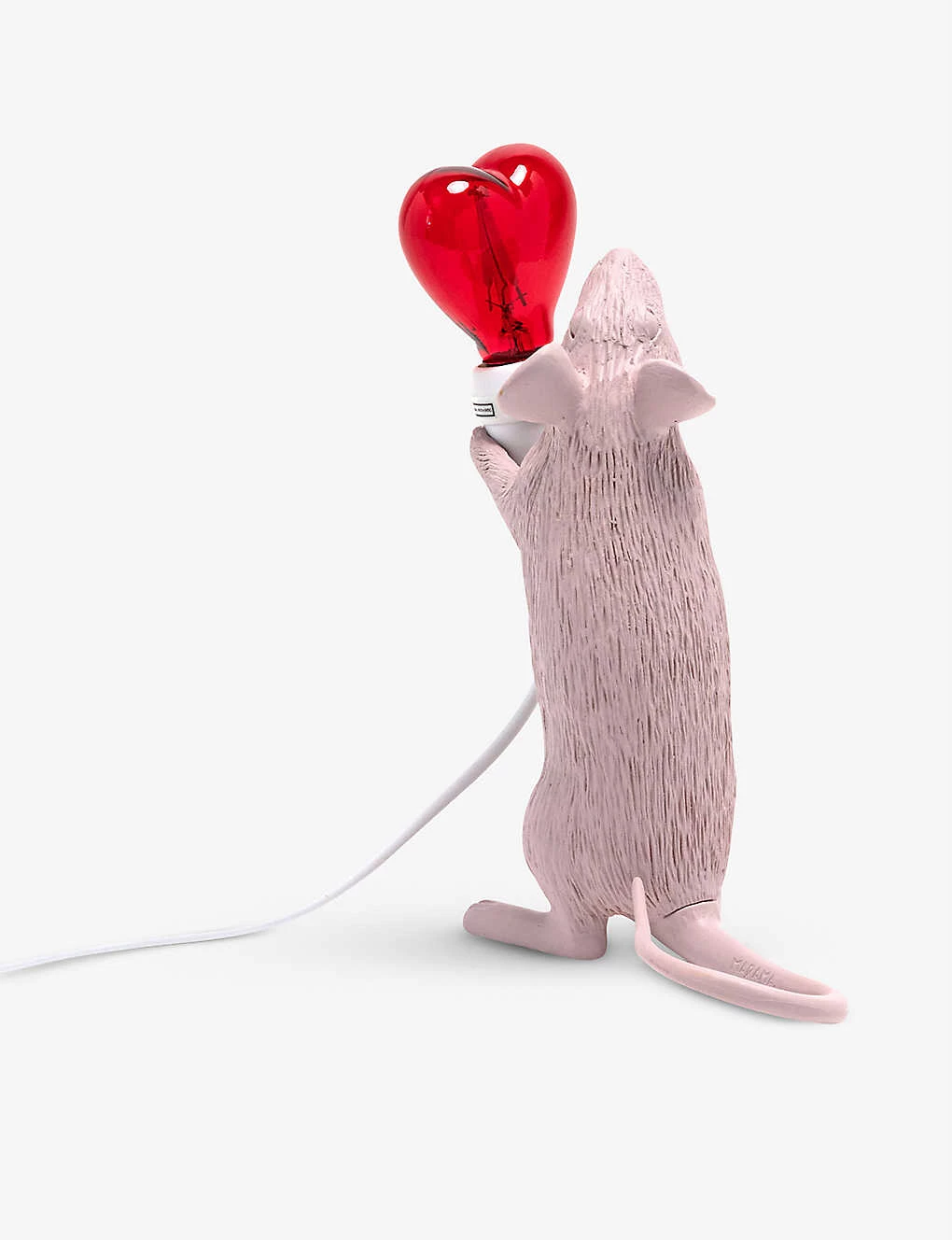 SELETTI Heart-bulb Resin Mouse Lamp 14.5cm 5 SELETTI Heart-bulb Resin Mouse Lamp 14.5cm - Imagen 3