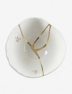 SELETTI Kintsugi N1 Porcelain And 24ct Gold Bowl 15.2cm -SELETTI Cheap Deals unnamed file 243