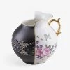 SELETTI Hybrid Ife Abstract-pattern Bone-china Porcelain Vase