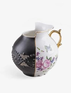 SELETTI Hybrid Ife Abstract-pattern Bone-china Porcelain Vase