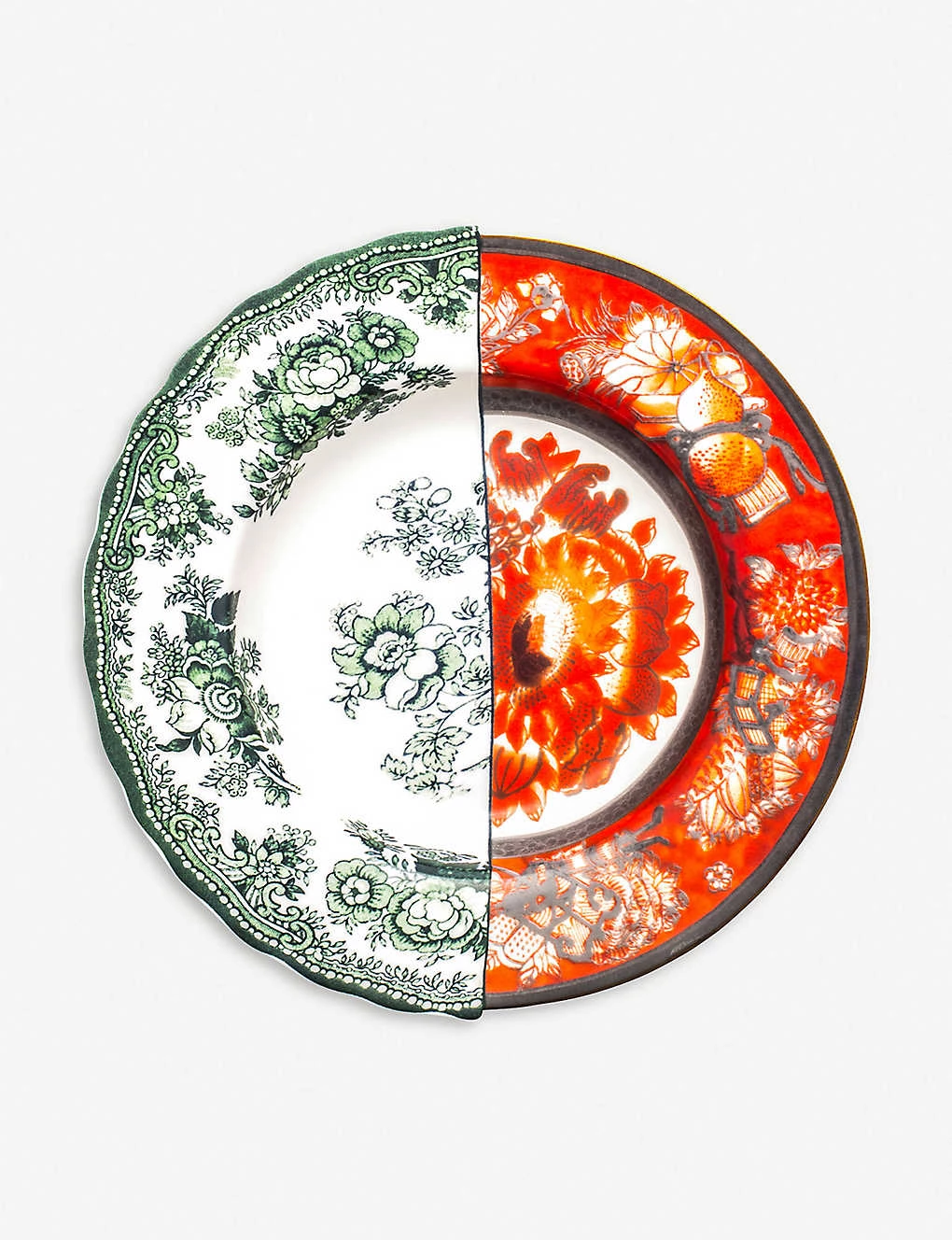 SELETTI Hybrid Cecilia Printed Porcelain Soup Plate 25.4cm 4 SELETTI Hybrid Cecilia Printed Porcelain Soup Plate 25.4cm - Imagen 2