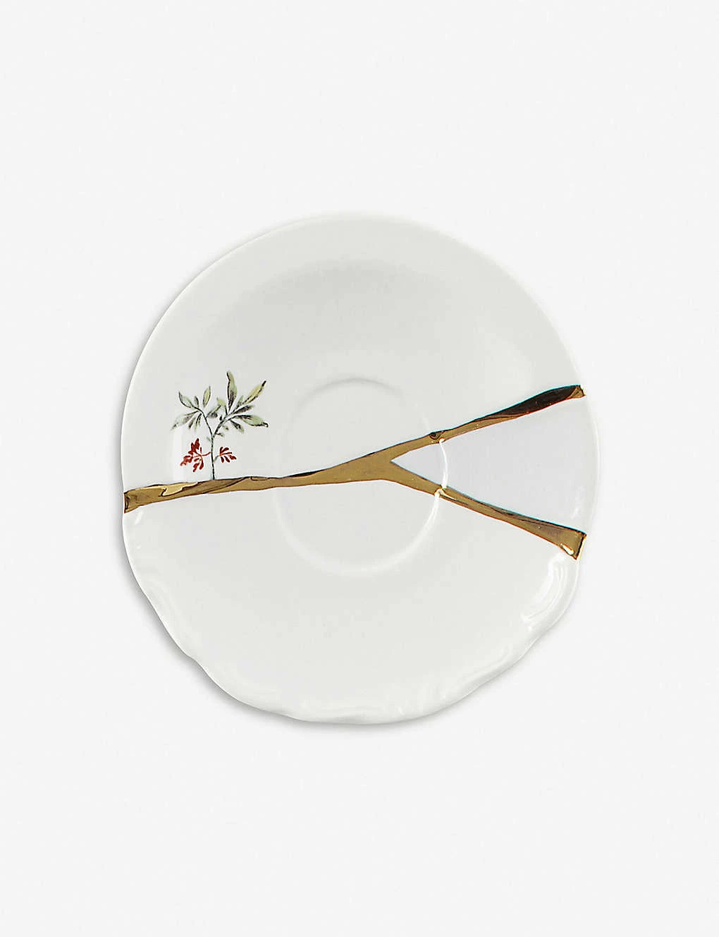 SELETTI Kintsugi N3 Coffee Cup With Saucer In Porcelain 3 SELETTI Kintsugi N3 Coffee Cup With Saucer In Porcelain