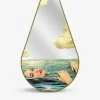 Seletti X TOILETPAPER Sea Girl Glass Mirror 80.5 X 45cm