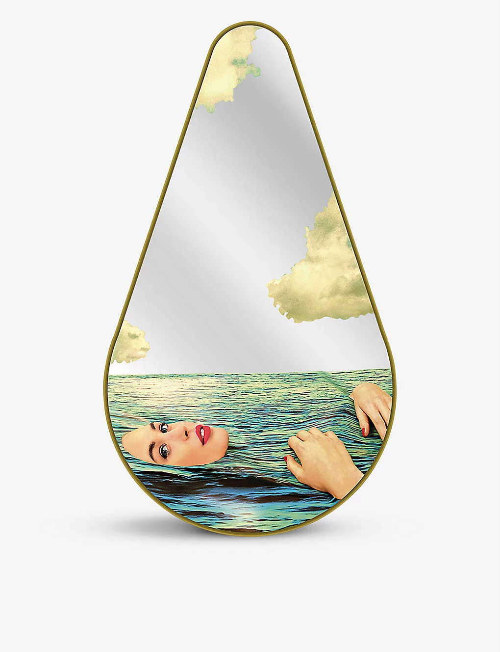 Seletti X TOILETPAPER Sea Girl Glass Mirror 80.5 X 45cm 3 Seletti X TOILETPAPER Sea Girl Glass Mirror 80.5 X 45cm