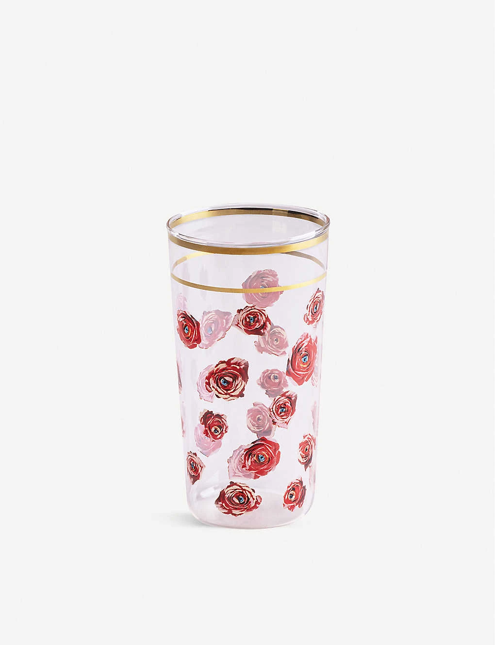 SELETTI Toiletpaper Printed Glass Tumbler 13cm 3 SELETTI Toiletpaper Printed Glass Tumbler 13cm