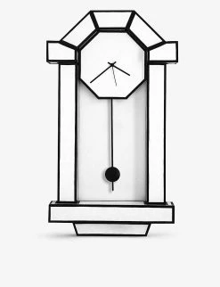 SELETTI Cut 'N' Paste Contrast-trim Recycled-cardboard Clock 71cm