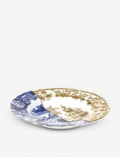SELETTI Hybrid Sofronia Printed Porcelain Soup Plate 25.4cm