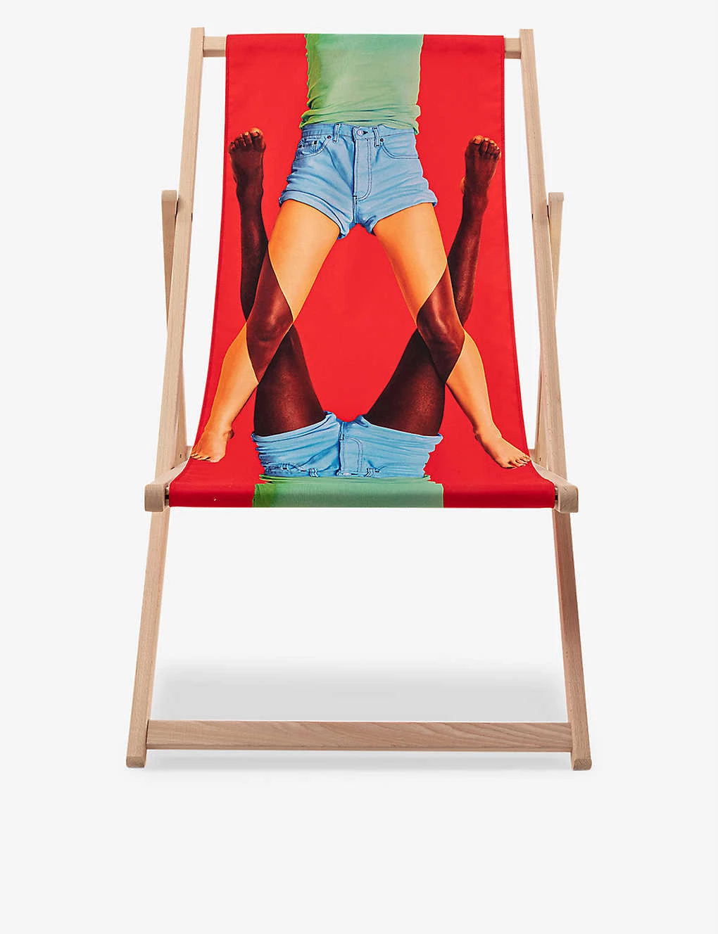 Seletti Wears Toiletpaper Scissor Foldable Deckchair 87cm X 58cm 4 Seletti Wears Toiletpaper Scissor Foldable Deckchair 87cm X 58cm - Imagen 2