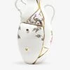 SELETTI Kintsugi 24ct Yellow-gold Plated Porcelain Vase 32cm