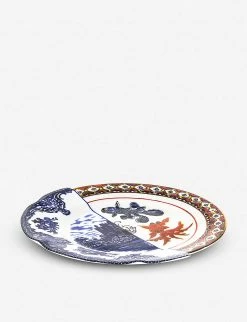 SELETTI Hybrid Isaura Printed Porcelain Soup Plate 25.4cm