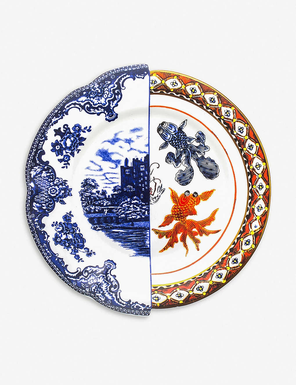 SELETTI Hybrid Isaura Printed Porcelain Soup Plate 25.4cm 4 SELETTI Hybrid Isaura Printed Porcelain Soup Plate 25.4cm - Imagen 2