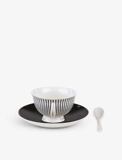 SELETTI Lady Tarin Bellona Striped Porcelain Teacup Set 6 SELETTI Lady Tarin Bellona Striped Porcelain Teacup Set -SELETTI Cheap Deals unnamed file 308