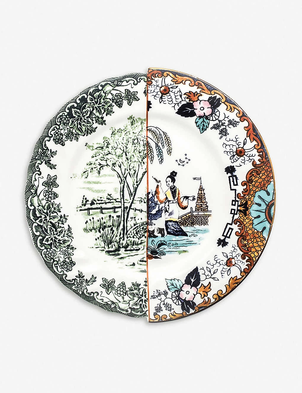 SELETTI Ipazia Hybrid Porcelain Dinner Plate 27.5cm 4 SELETTI Ipazia Hybrid Porcelain Dinner Plate 27.5cm - Imagen 2