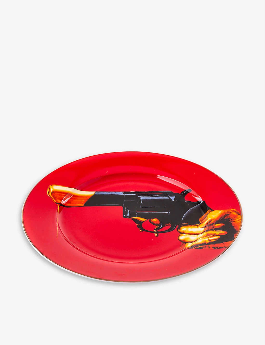Seletti Wears TOILETPAPER Revolver Porcelain Plate 27cm 4 Seletti Wears TOILETPAPER Revolver Porcelain Plate 27cm - Imagen 2