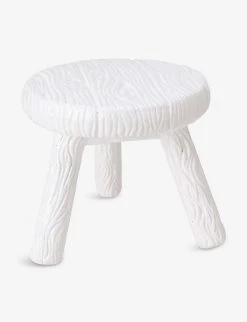 SELETTI Milk Fibreglass Stool 35cm